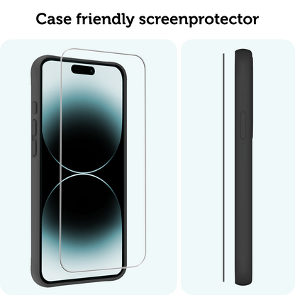 Forterra iPhone 14 Plus Screenprotector Gehard Glas met Installatieframe