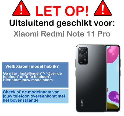 Forterra Xiaomi Redmi Note 11 Pro Screenprotector Gehard Glas - Full Screen