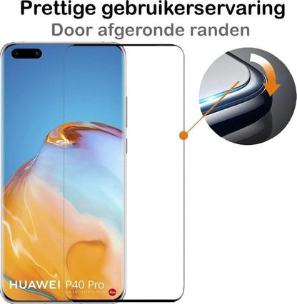 Forterra Huawei P40 Pro Screenprotector Gehard Glas - Full Screen