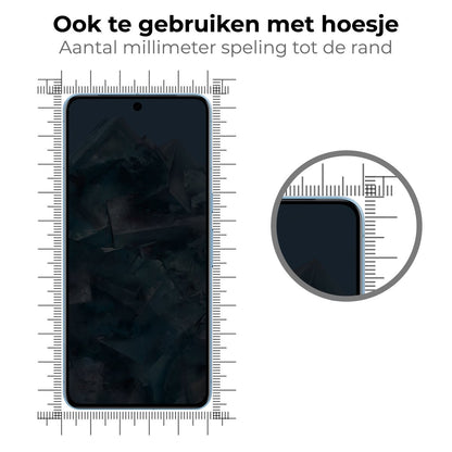 Forterra Google Pixel 8 Pro Screenprotector Gehard Glas - Privacy