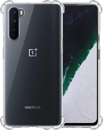Forterra OnePlus Nord Hoesje Shockproof Backcover Siliconen - Transparant