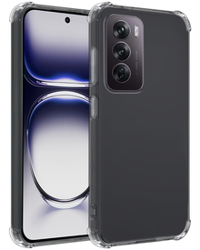 Forterra OPPO Reno 12 Pro Hoesje Shockproof Backcover Siliconen - Transparant