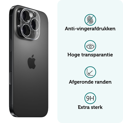 Forterra iPhone 16 Pro Max Camera Screenprotector Gehard Glas