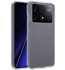 Forterra Xiaomi Poco X6 Pro 5G Hoesje Siliconen Backcover Lichtgewicht - Transparant