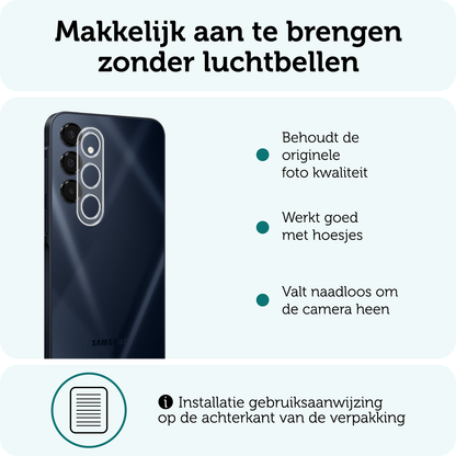 Forterra Samsung A16 Camera Screenprotector Gehard Glas