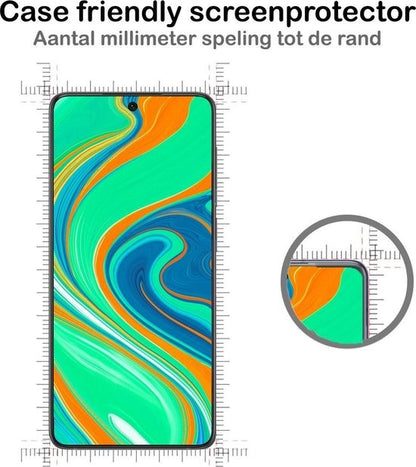 Forterra Xiaomi Redmi Note 9S Screenprotector Gehard Glas - Anti-kras