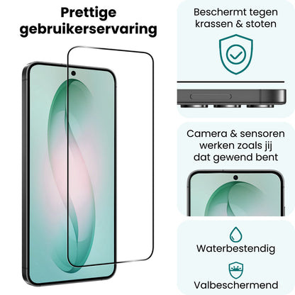 Forterra Samsung S26 Plus Screenprotector Gehard Glas - Full Screen