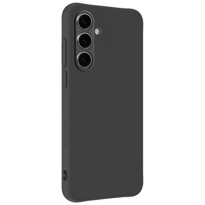 Forterra Samsung S24 FE Hoesje Siliconen Backcover Lichtgewicht - Zwart