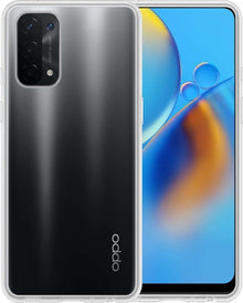 Forterra OPPO A74 5G Hoesje Siliconen Backcover Lichtgewicht - Transparant