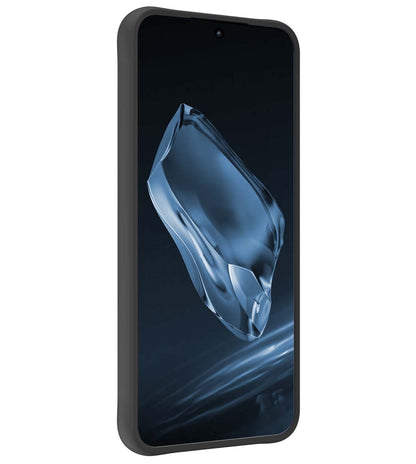 Forterra OnePlus 12 Hoesje Siliconen Backcover Lichtgewicht - Zwart