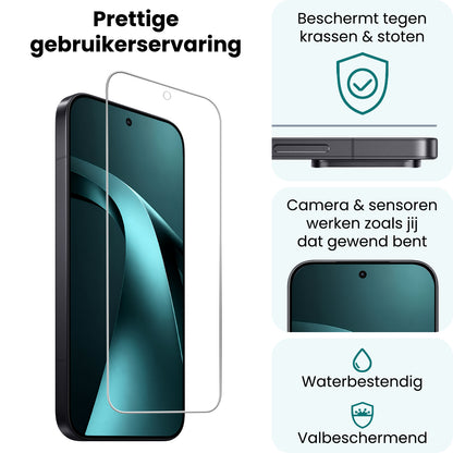 Forterra Xiaomi 17T Pro Screenprotector Gehard Glas - Anti-kras