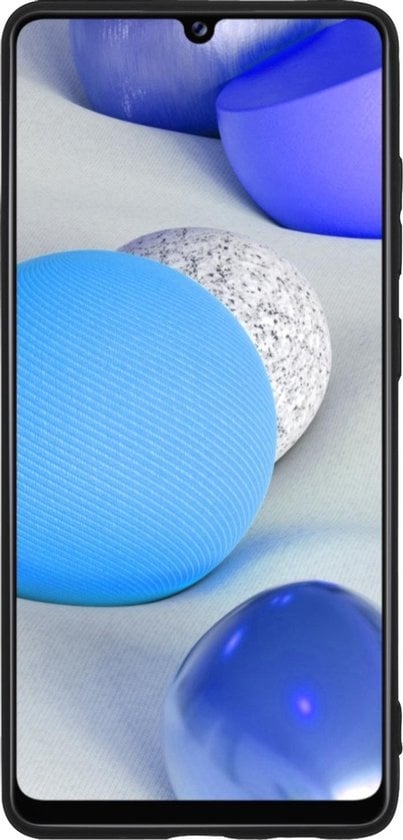 Forterra Samsung A42 Hoesje Siliconen Backcover Lichtgewicht - Zwart