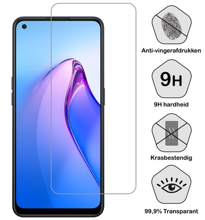 Forterra OPPO Reno 8 Screenprotector Gehard Glas - Anti-kras