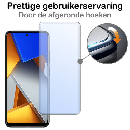 Forterra Poco M4 Pro 4G Screenprotector Gehard Glas - Anti-kras