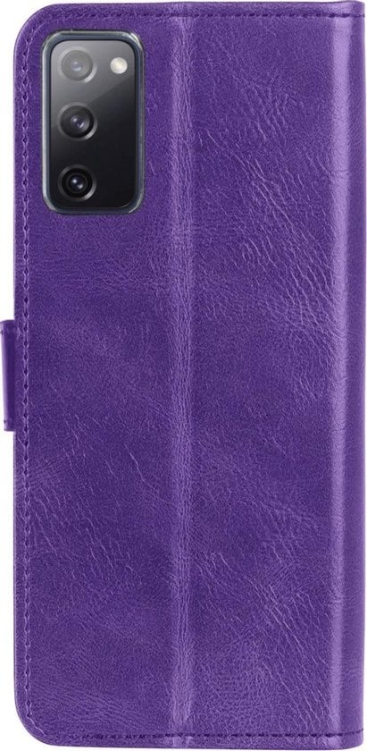 Forterra Samsung S20 FE Hoesje Bookcase Cover met Kaarthouder - Paars