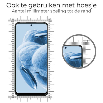 Forterra Xiaomi Redmi Note 12 4G Screenprotector Gehard Glas - Anti-kras