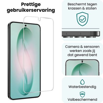 Forterra Samsung S26 Plus Screenprotector Gehard Glas - Anti-kras
