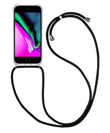 Forterra iPhone SE 2020 Hoesje met Koord Backcover Shockproof - Transparant