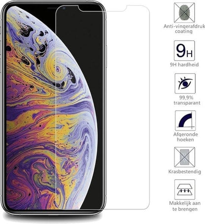 Forterra iPhone XR Screenprotector Gehard Glas - Anti-kras