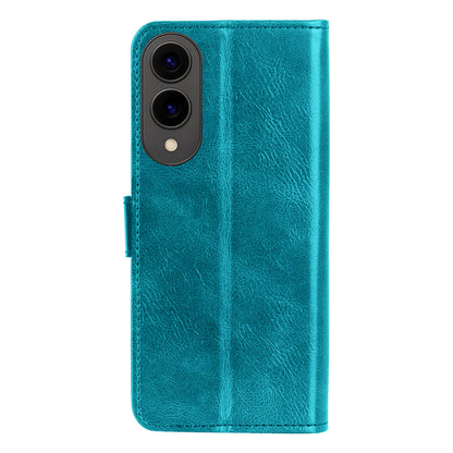 Forterra Samsung S25 Edge Hoesje Bookcase Cover met Kaarthouder - Turquoise