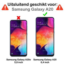 Forterra Samsung A20 Screenprotector Gehard Glas - Anti-kras