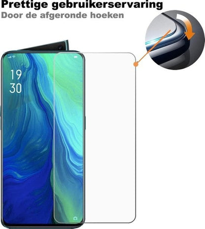Forterra OPPO Reno 2 Screenprotector Gehard Glas - Anti-kras