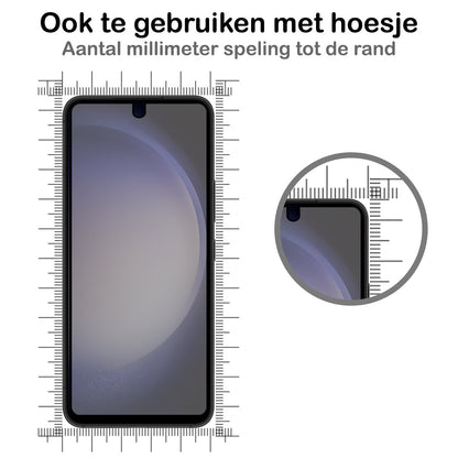 Forterra Samsung S23 Screenprotector Gehard Glas - Privacy