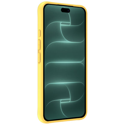 Forterra iPhone 18 Pro Max Hoesje Siliconen Backcover Lichtgewicht - Geel