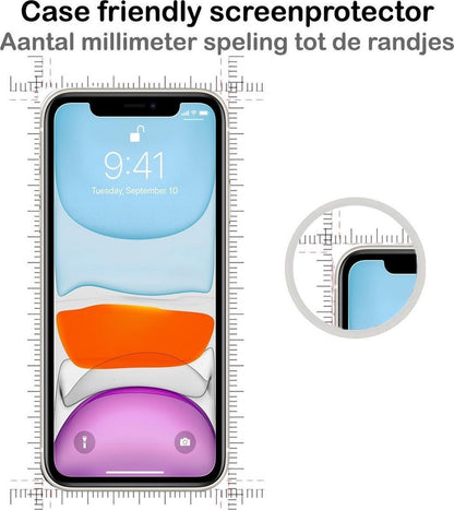 Forterra iPhone 11 Pro Screenprotector Gehard Glas - Privacy