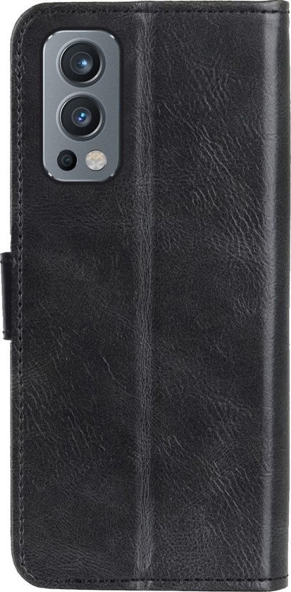 Forterra OnePlus Nord 2 Hoesje Bookcase Cover met Kaarthouder - Zwart