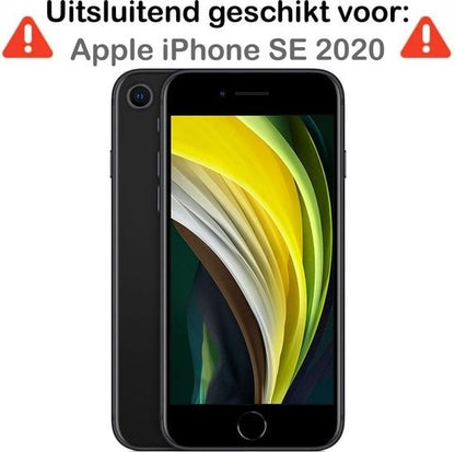 Forterra iPhone SE 2020 Hoesje Siliconen Backcover Lichtgewicht - Geel