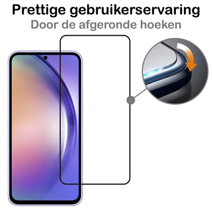 Forterra Samsung A54 Screenprotector Gehard Glas - Full Screen