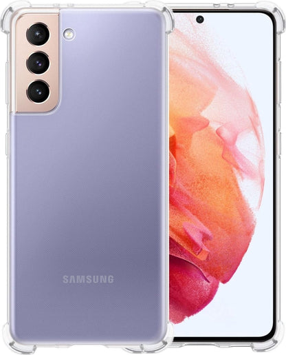 Forterra Samsung S21 Plus Hoesje Shockproof Backcover Siliconen - Transparant