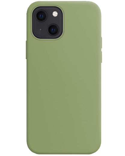 Forterra iPhone 15 Plus Hoesje Siliconen Backcover Lichtgewicht - Groen