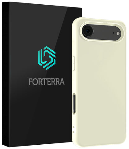 Forterra iPhone Air Hoesje Siliconen Backcover Lichtgewicht - Wit