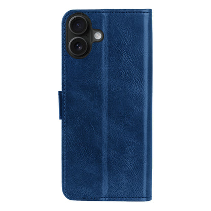 Forterra iPhone 17 Hoesje Bookcase Cover met Kaarthouder - Donkerblauw