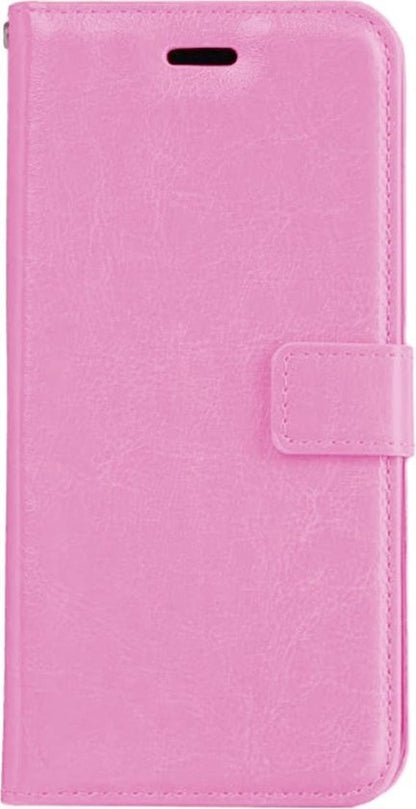 Forterra iPhone 7 Hoesje Bookcase Cover met Kaarthouder - Lichtroze