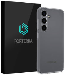Forterra Samsung S25 Plus Hoesje Siliconen Backcover Lichtgewicht - Transparant