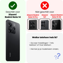 Forterra Xiaomi Redmi Note 14 5G Hoesje Shockproof Backcover Siliconen - Transparant