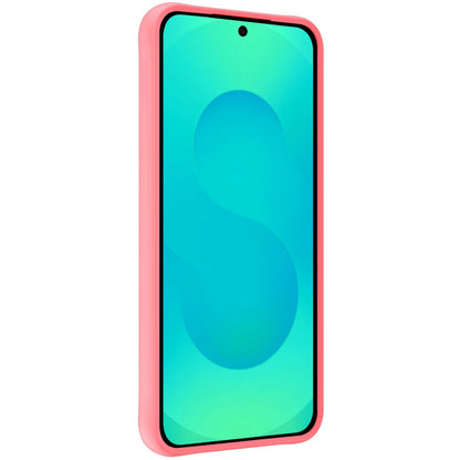 Forterra Samsung S25 Plus Hoesje Siliconen Backcover Lichtgewicht - Licht Roze