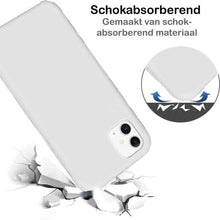 Forterra iPhone 11 Pro Hoesje Siliconen Backcover Lichtgewicht - Wit