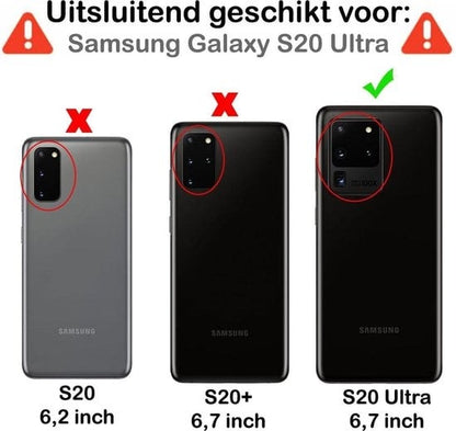 Forterra Samsung S20 Ultra Screenprotector Gehard Glas - Anti-kras