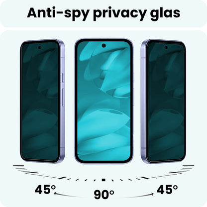 Forterra Google Pixel 9a Screenprotector Gehard Glas - Privacy