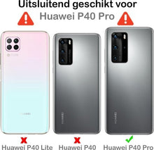 Forterra Huawei P40 Pro Hoesje Shockproof Backcover Siliconen - Transparant