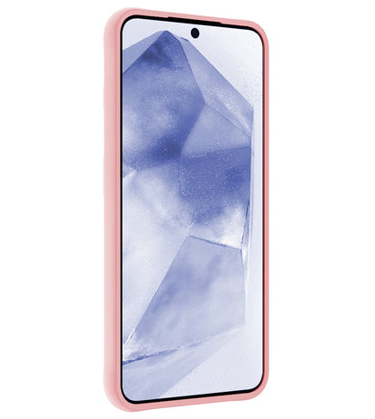 Forterra Samsung A55 Hoesje Siliconen Backcover Lichtgewicht - Lichtroze