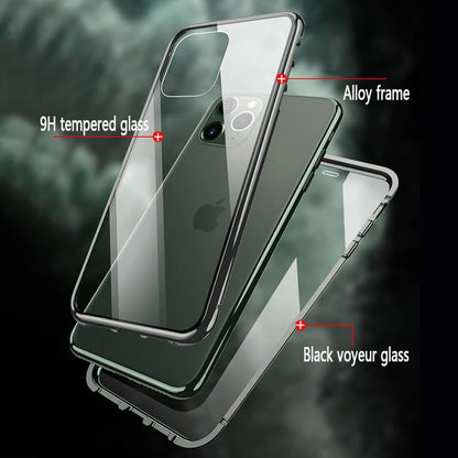 Forterra iPhone 7 Plus Hoesje Magneet Hard Case Shockproof - Zilver