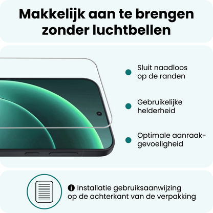 Forterra OnePlus 15 Screenprotector Gehard Glas - Anti-kras