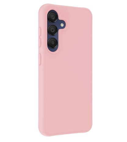 Forterra Samsung A15 Hoesje Siliconen Backcover Lichtgewicht - Lichtroze