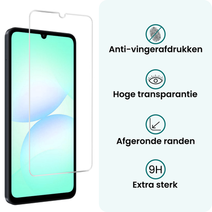 Forterra Samsung A07 Screenprotector Gehard Glas - Anti-kras