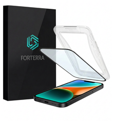 Forterra iPhone 14 Screenprotector Flexibel Glas met Installatieframe